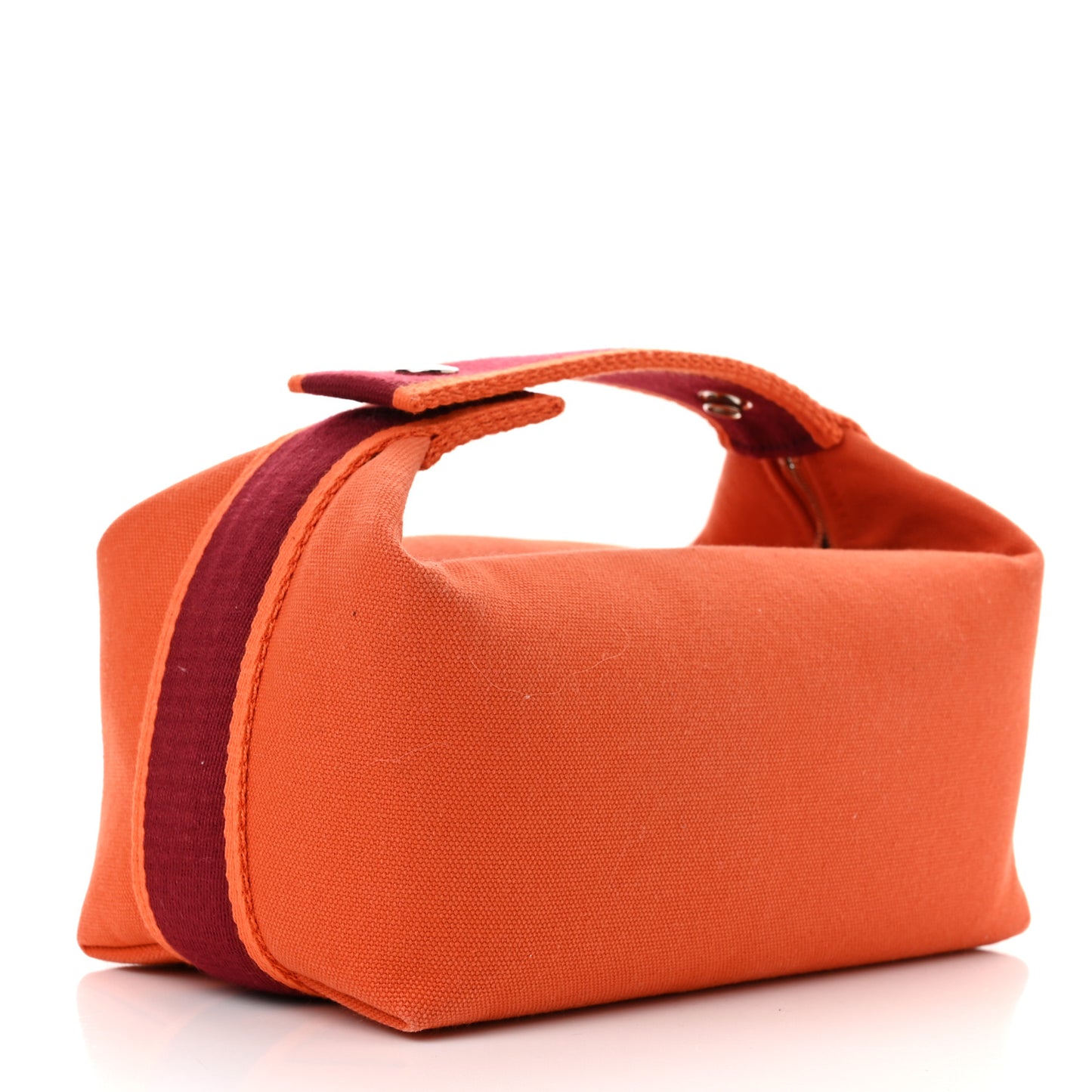 Canvas Small Bride-A-Brac Pouch Orange Burgundy