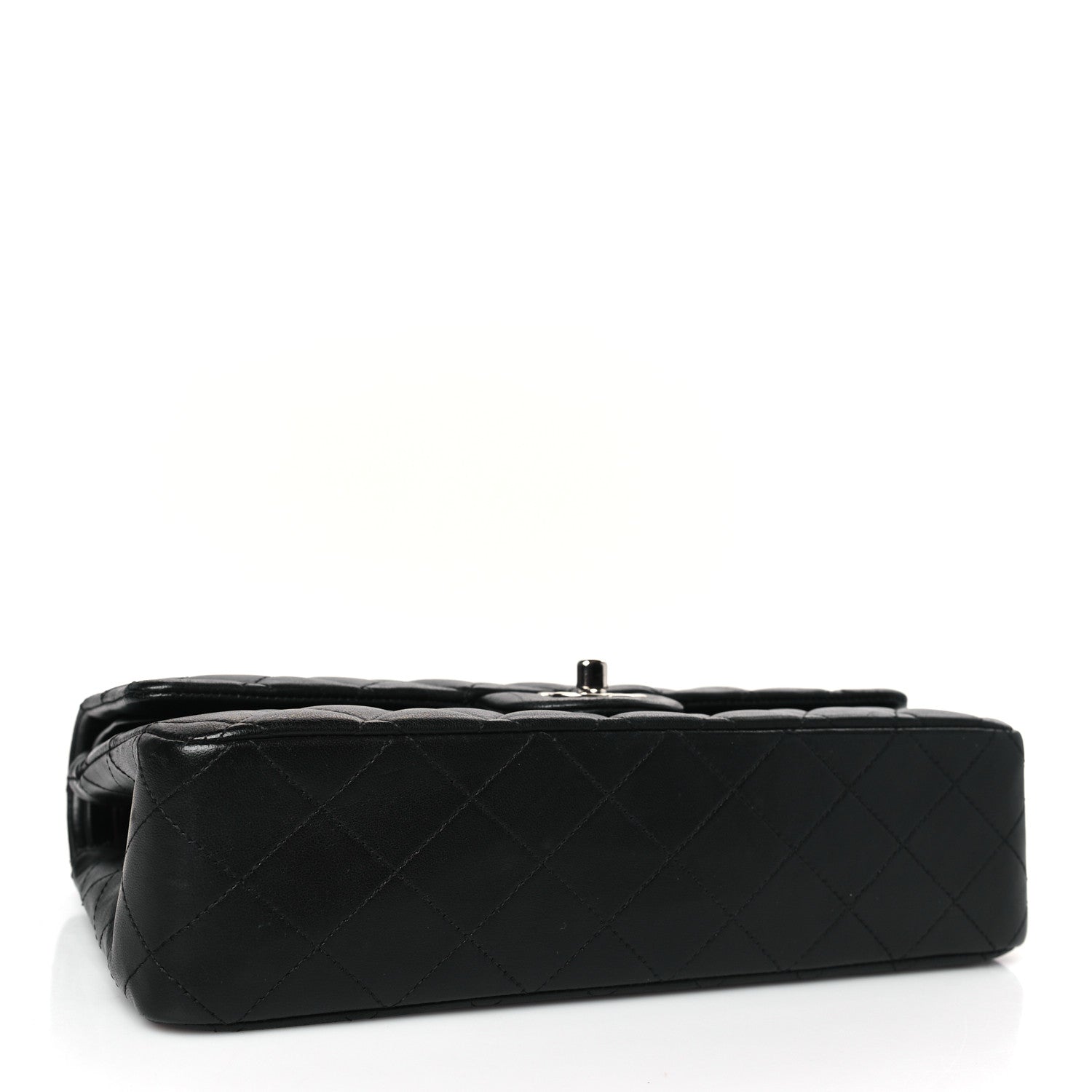 Chanel Lambskin Quilted Medium Double Flap Black 4 of 9