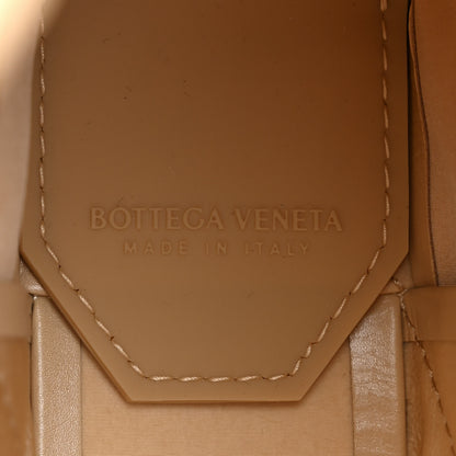 Bottega Veneta Brushed Calfskin Maxi Intreccio Crossbody Cassette Bag Porridge 6 of 10