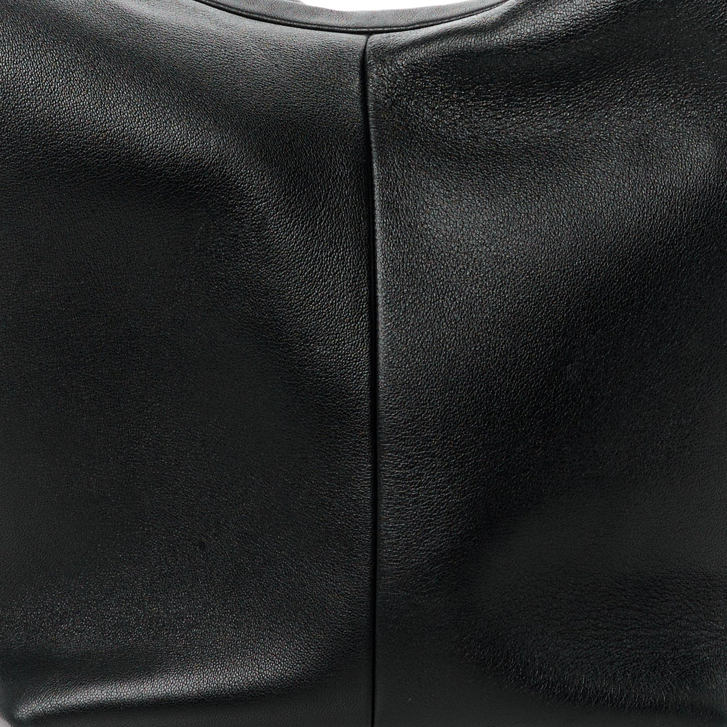 Nappa Large Roman Stud Hobo Black