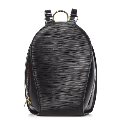 Louis Vuitton Epi Mabillon Backpack Black 1 of 12
