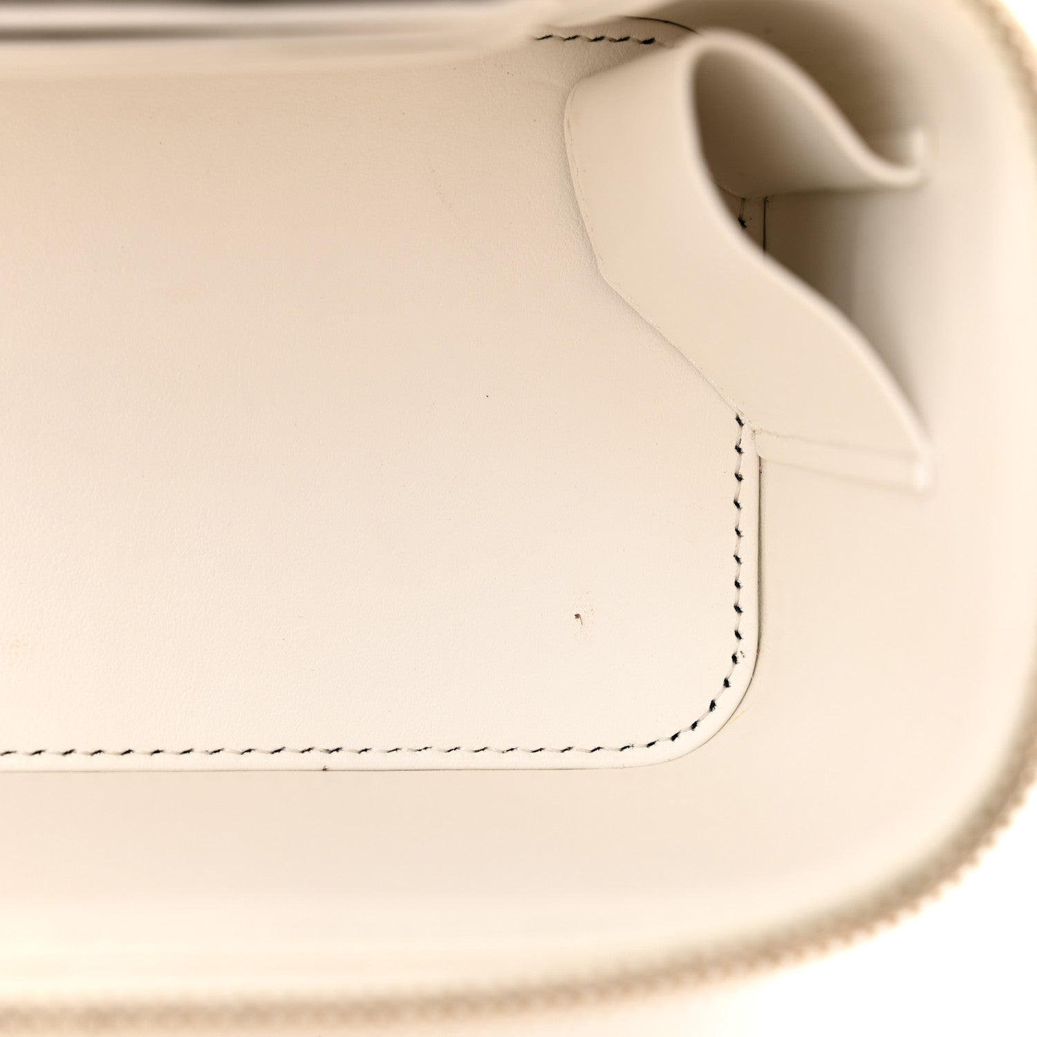 Chanel Caviar Quilted Small Vanity Case With Chain White 13 of 15