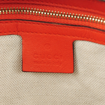 Gucci Guccissima Medium Bree Shoulder Bag Sun Orange 6 of 9