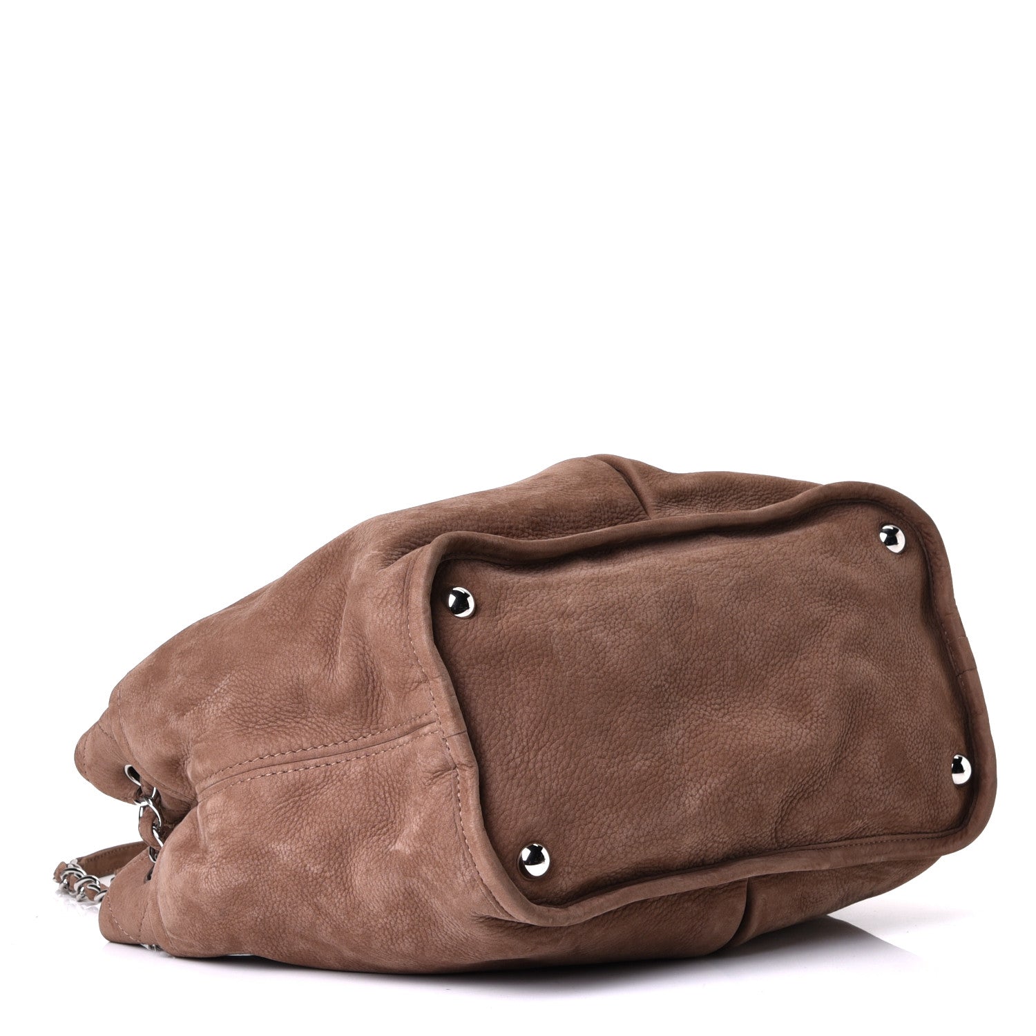 Chanel Ultra Soft Suede Calfskin Natural Beauty Tote Brown 3 of 5