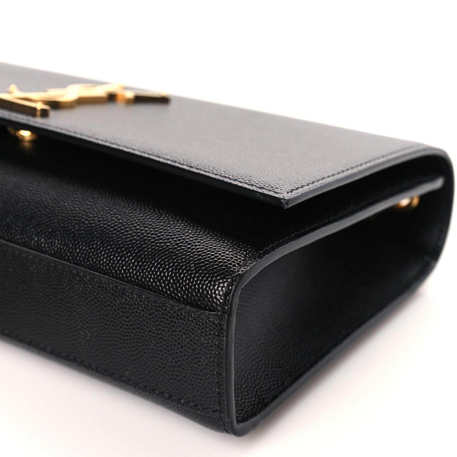 Saint Laurent Grain De Poudre Medium Classic Monogram Kate Satchel Black 8 of 8