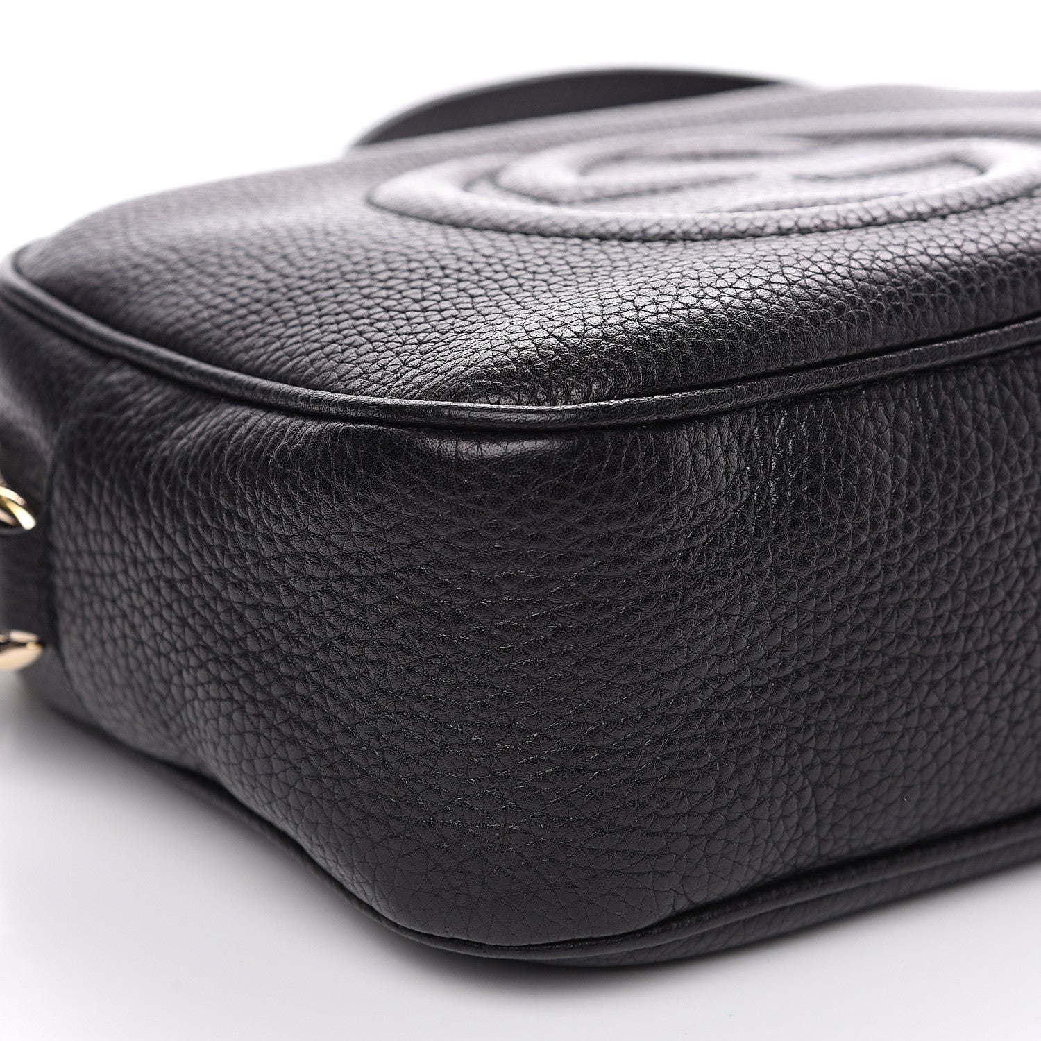 Gucci Pebbled Calfskin Small Soho Disco Bag Black 7 of 10