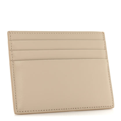 Celine Shiny Calfskin Triomphe Card Holder Pale Beige 3 of 9