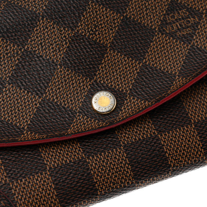 Louis Vuitton Damier Ebene Caissa Wallet Cherry 8 of 15