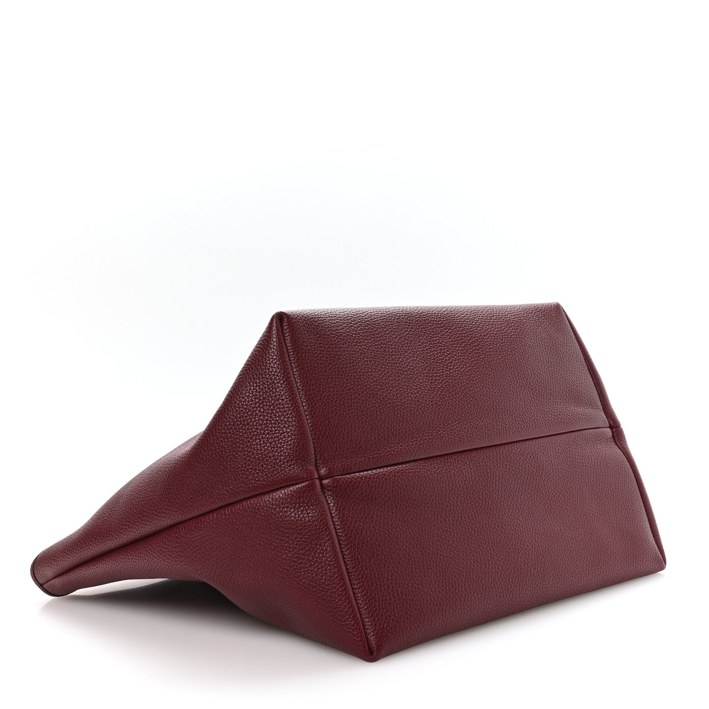 Grained Calfskin Monogram Large Totissima Reversible Tote Rosso Ancora