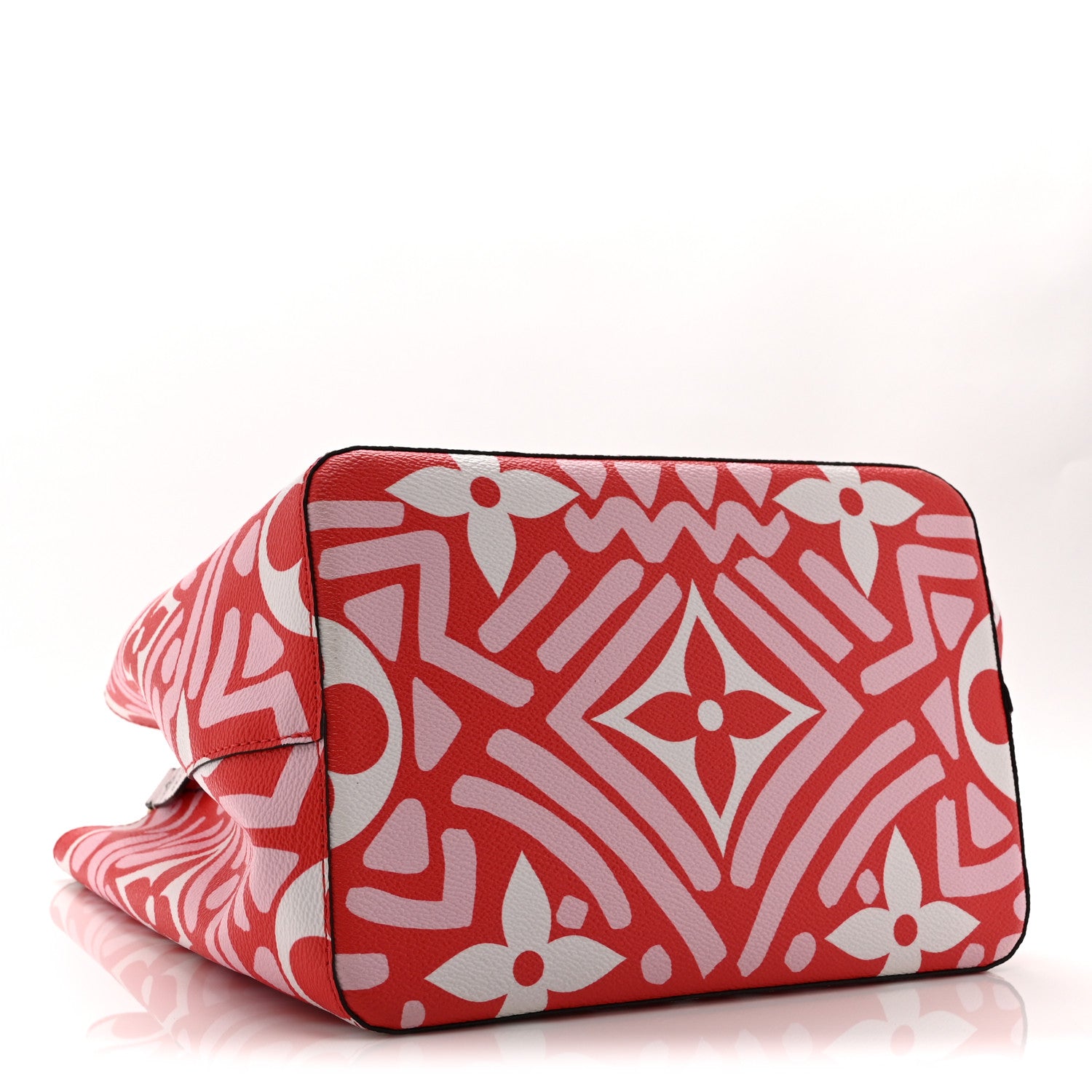 Louis Vuitton Monogram Giant Crafty NeoNoe MM Rouge Rose Creme 4 of 9