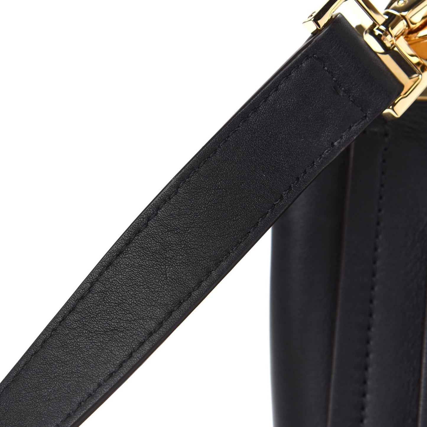 Calfskin Small Mystic Shoulder Bag Black