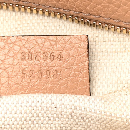Gucci Pebbled Calfskin Small Soho Disco Bag Camelia 7 of 22