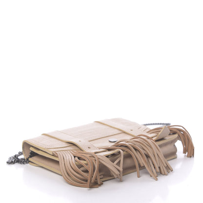Proenza Schouler Lambskin Fringe PS1 Chain Wallet Beige 4 of 10