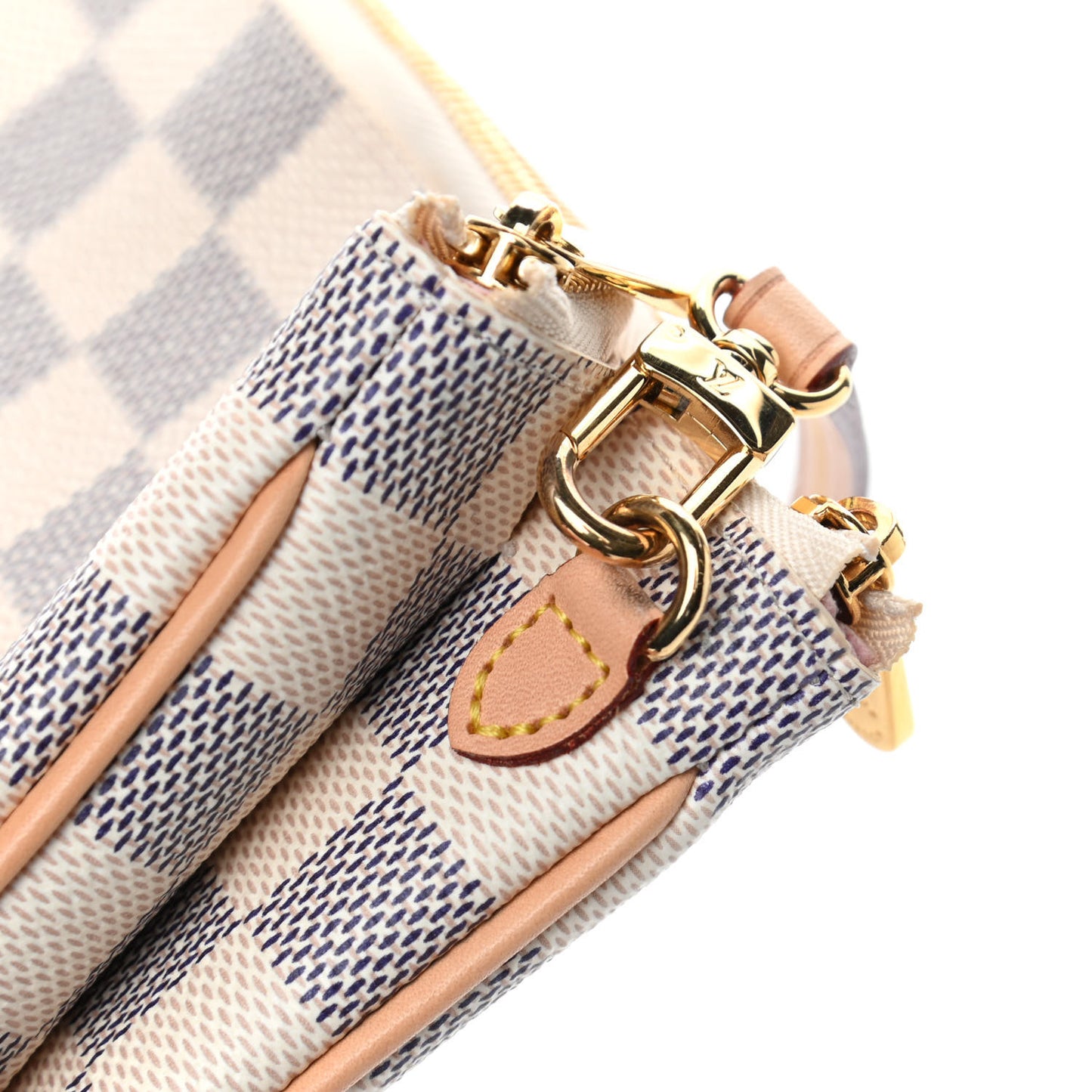 Damier Azur Double Zip Pochette