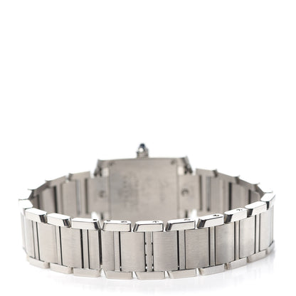Cartier Stainless Steel 20mm Tank Francaise 160th Anniversary Quartz Watch 3 of 6