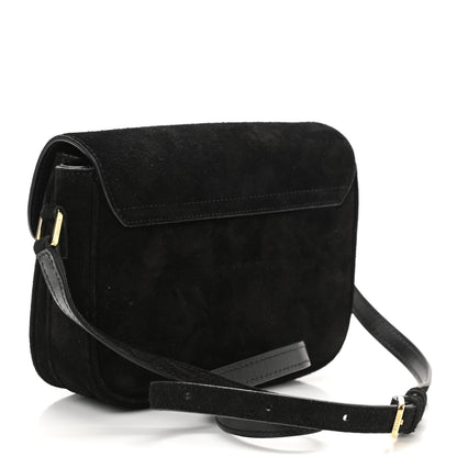 Celine Suede Small Pampille C Bag Black 2 of 10