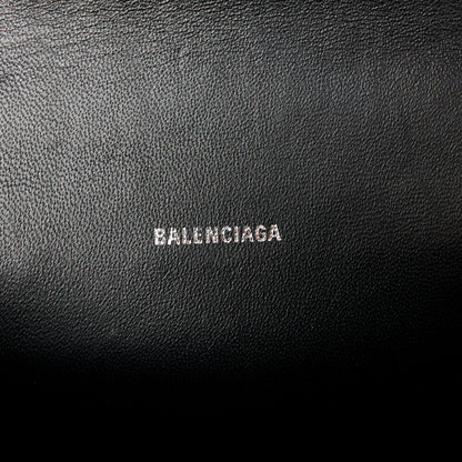 Balenciaga Shiny Box Calfskin Strass Hourglass Top Handle Bag XS Black 6 of 11