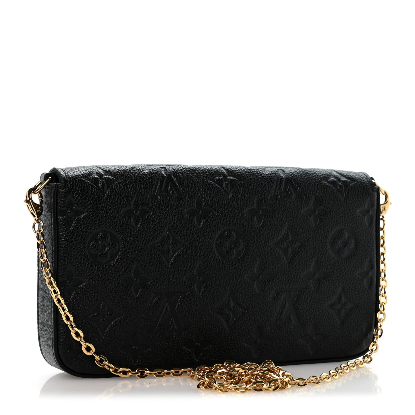 Empreinte Pochette Felicie Chain Wallet Black