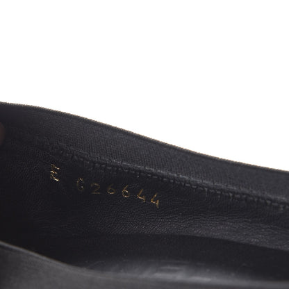 Chanel Lambskin Patent Elastic Stretch CC Pumps 40 Black 8 of 10