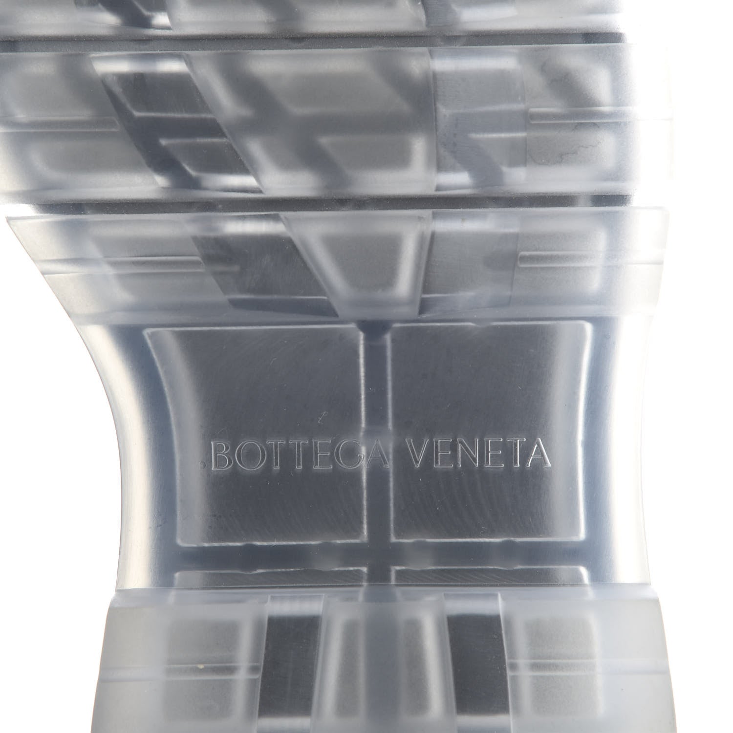 Bottega Veneta Calfskin The Tire Cropped Chelsea Short Boots 36 Black Transparent 7 of 9