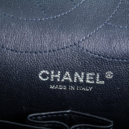 Chanel Aged Calfskin Quilted 2.55 Reissue 227 Flap Dark Navy 7 of 8