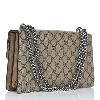 Gucci GG Supreme Monogram Small Dionysus Shoulder Bag Taupe 3 of 11
