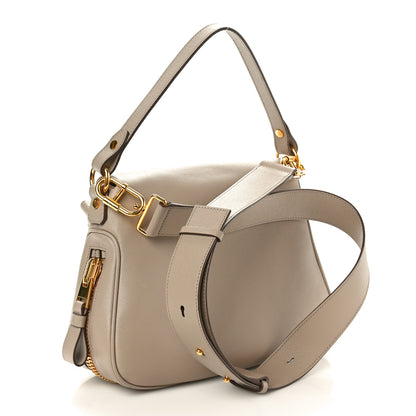 Tom Ford Calfskin Medium Jennifer Crossbody Silk Taupe 3 of 9