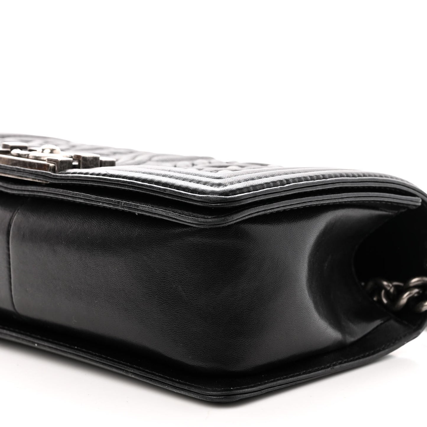 Lambskin Medium Celtic Boy Flap Black