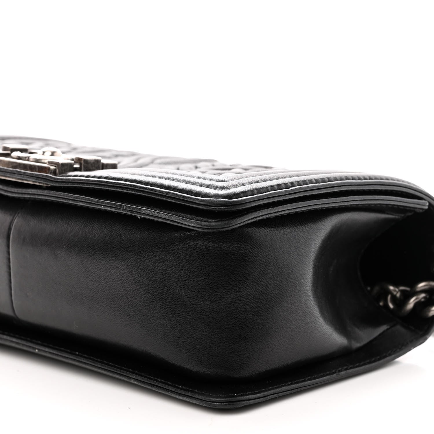 Chanel Lambskin Medium Celtic Boy Flap Black 10 of 15