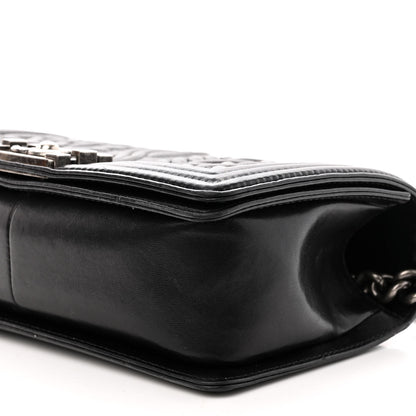 Chanel Lambskin Medium Celtic Boy Flap Black 10 of 15