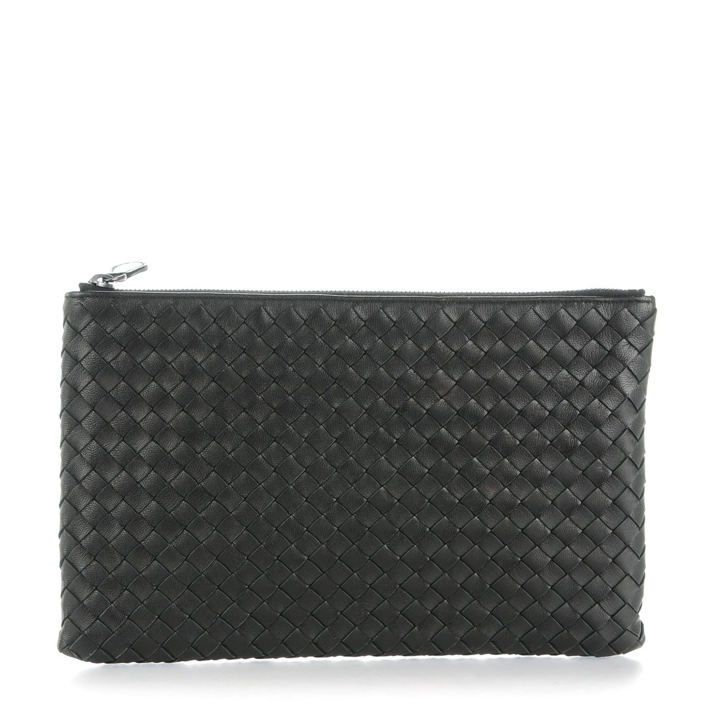 Nappa Intrecciato Document Case Nero Black