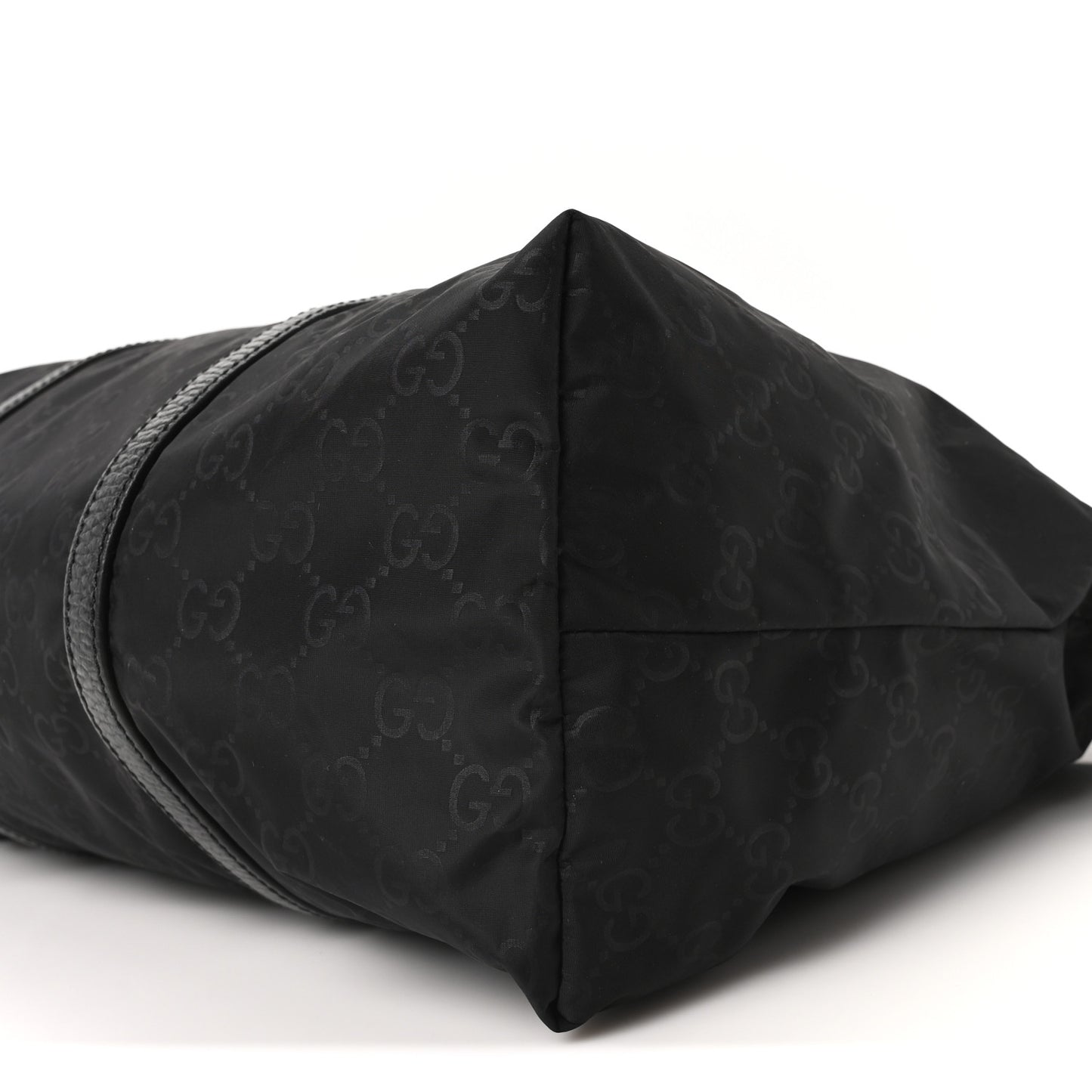 Nylon Monogram Tote Black