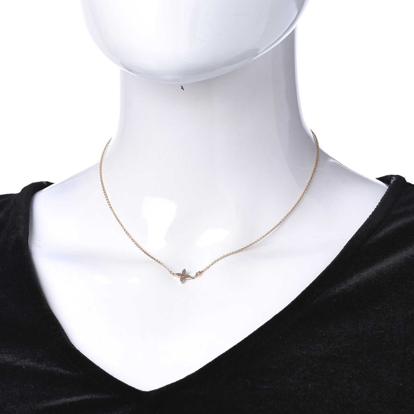 18K Pink Gold Diamond Idylle Blossom Pendant Necklace