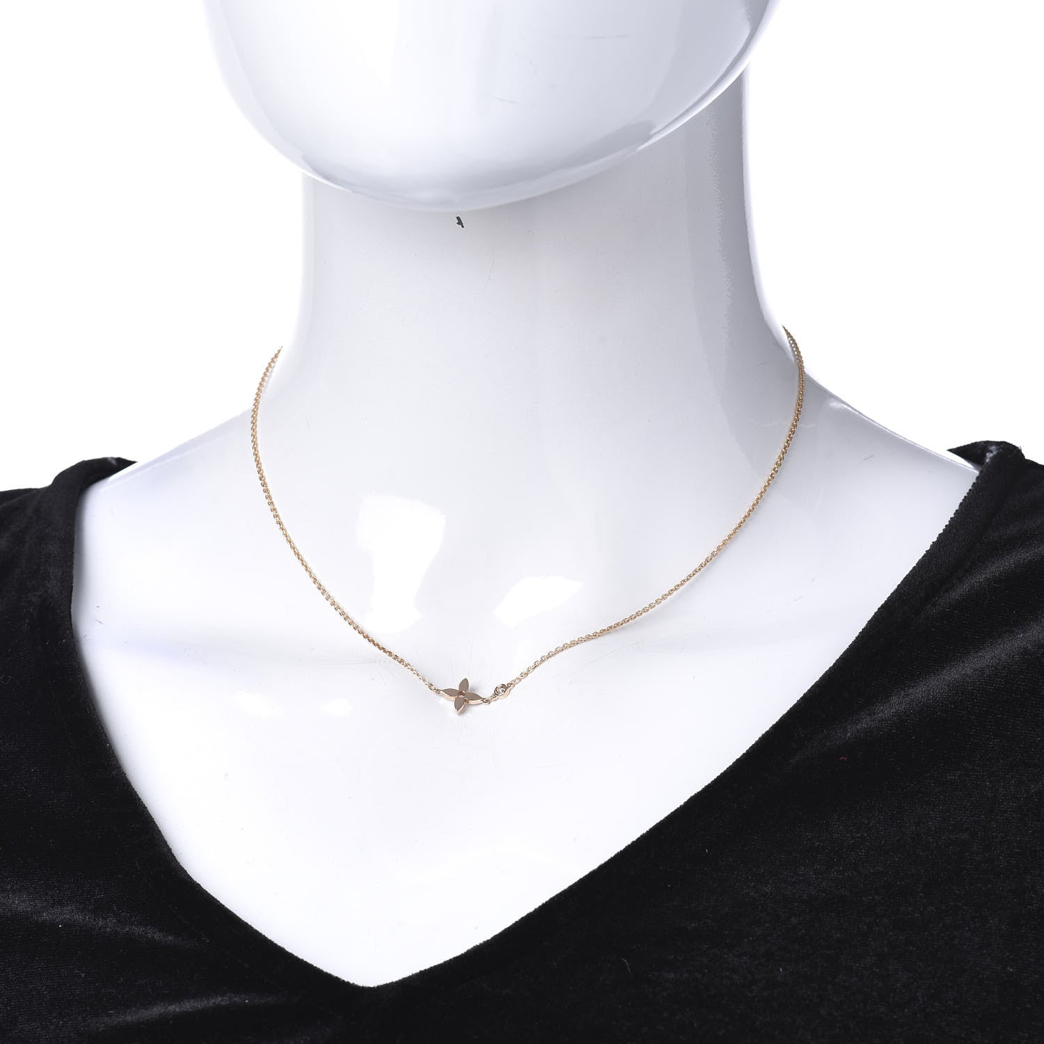 Louis Vuitton 18K Pink Gold Diamond Idylle Blossom Pendant Necklace 2 of 6