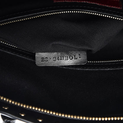 Valentino Garavani Vitello Rockstud Dome Shopper Black 7 of 16