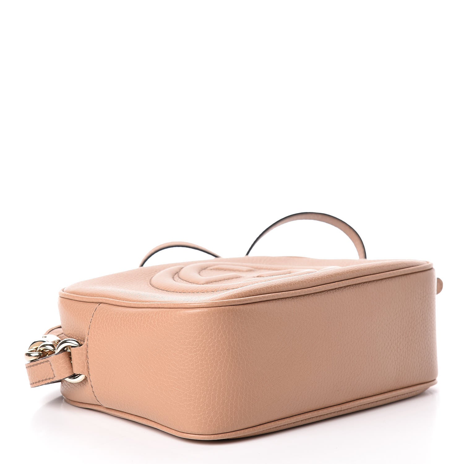 Gucci Pebbled Calfskin Small Soho Disco Bag Rose Beige 4 of 10