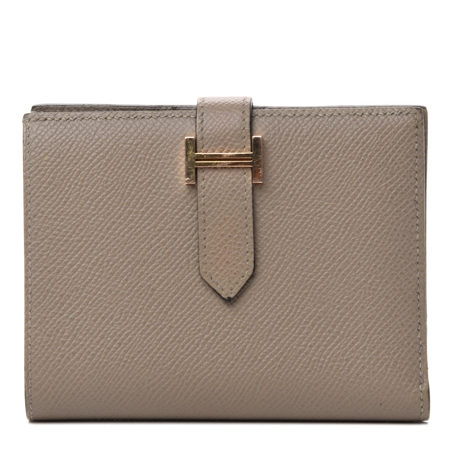 Hermes Epsom Bearn Compact Wallet Gris Asphalt 1 of 7