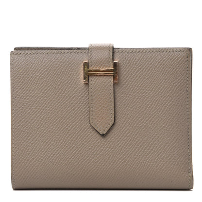 Hermes Epsom Bearn Compact Wallet Gris Asphalt 1 of 7
