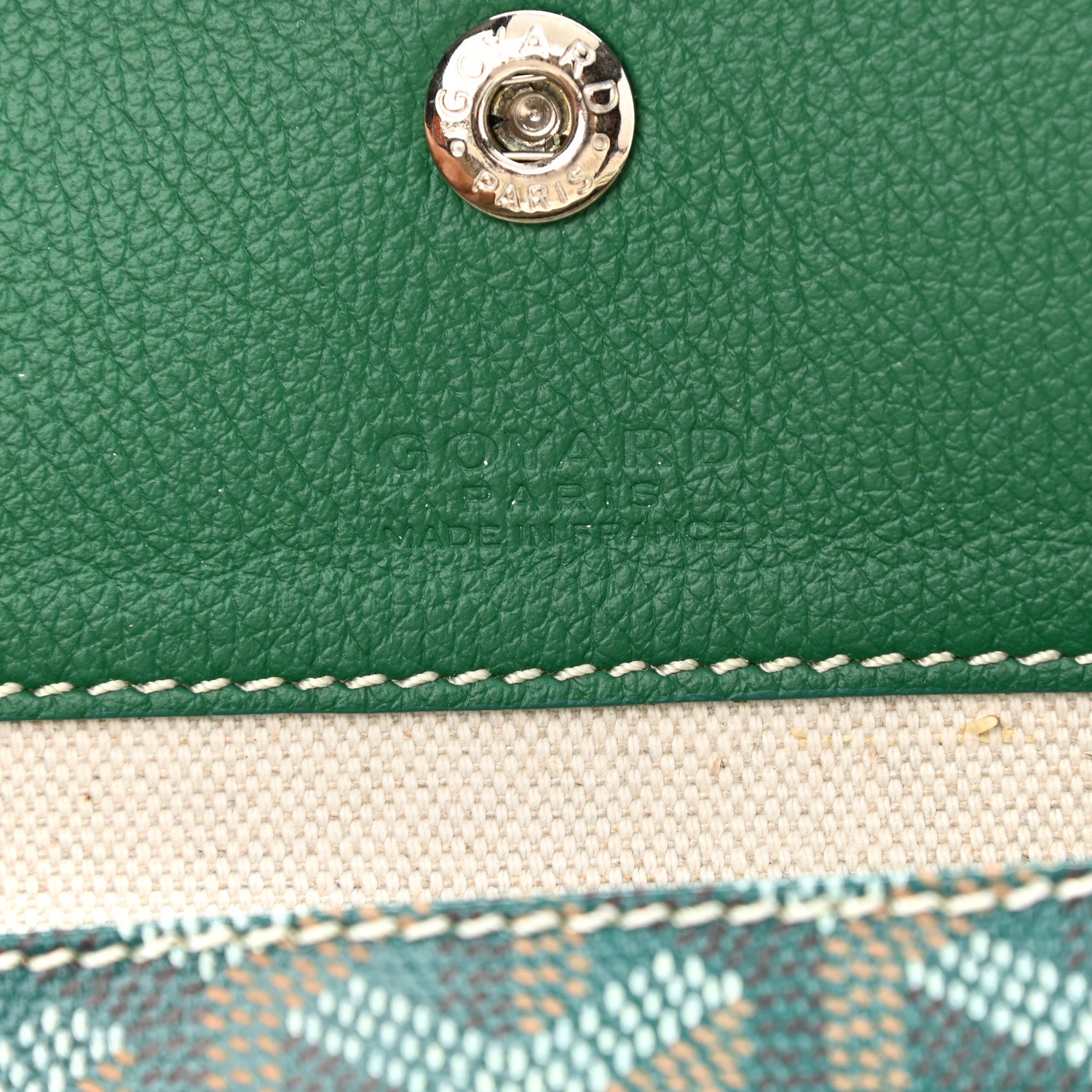 Goyard Goyardine Saint Louis GM Green 8 of 12