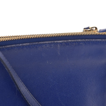 Celine Lambskin Small Trio Crossbody Bag Violet Blue 15 of 15