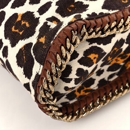 Stella McCartney Linen Leopard Small Falabella Tote 12 of 12
