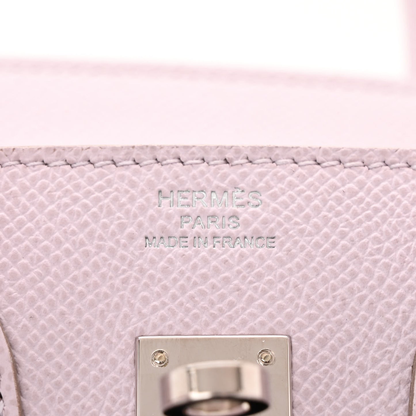 Epsom Birkin Sellier 25 Mauve Pale