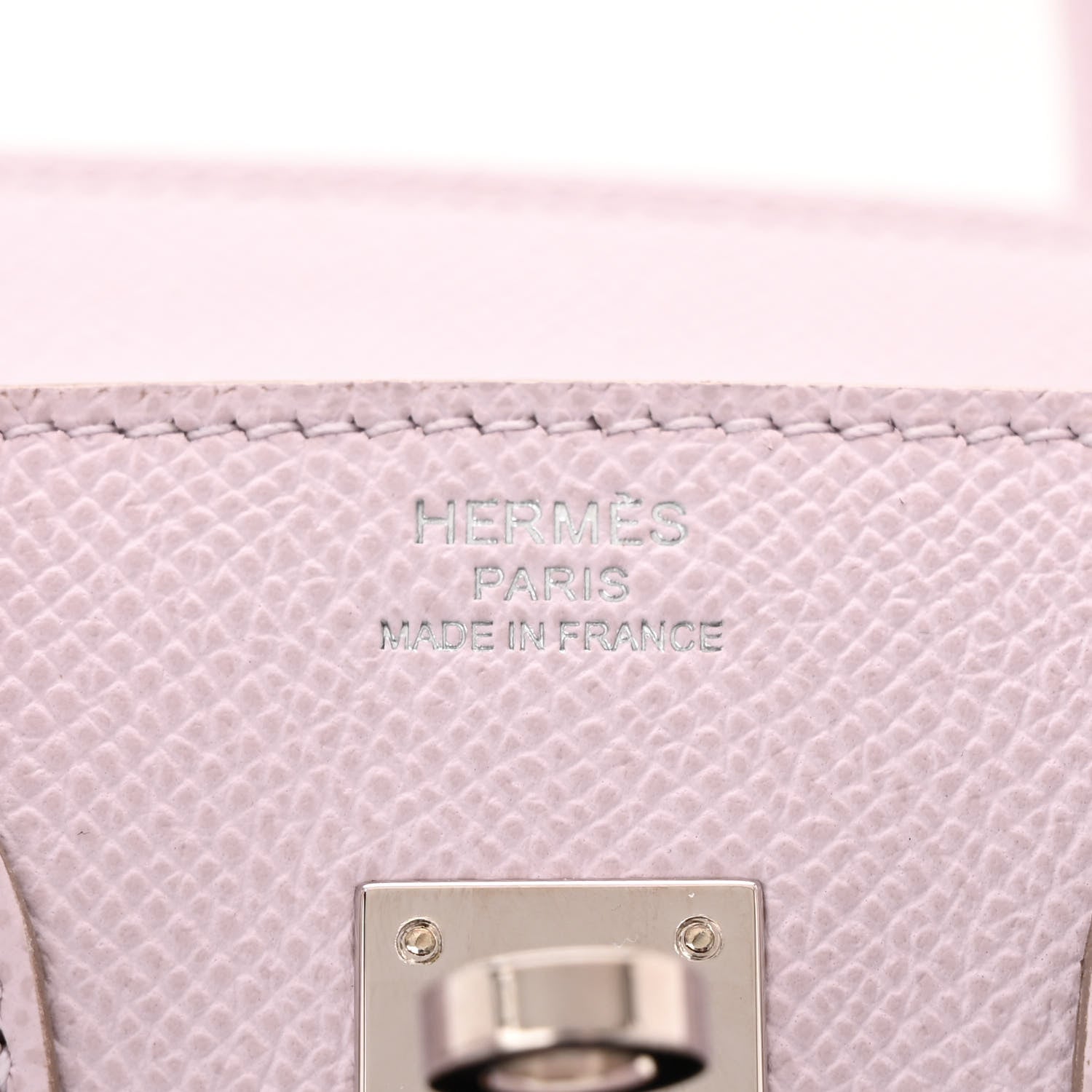 Hermes Epsom Birkin Sellier 25 Mauve Pale 6 of 10