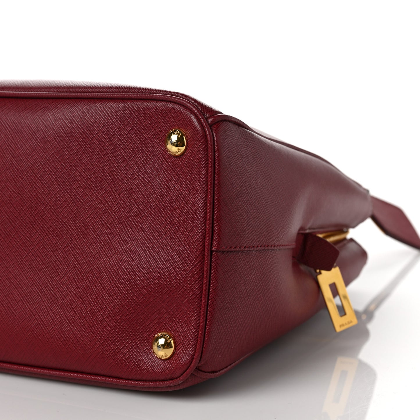 Saffiano Vernice Small Promenade Tote Cerise