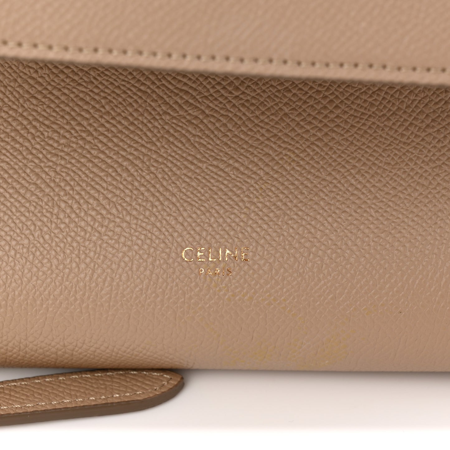 Grained Calfskin Micro Belt Bag Light Taupe