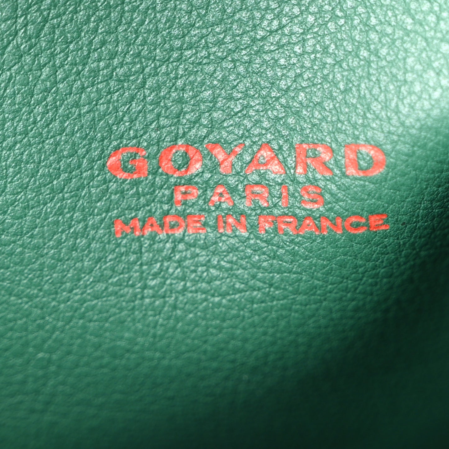 Goyardine Reversible Mini Anjou Green