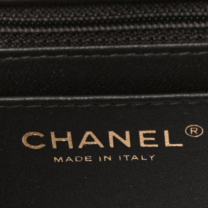 Chanel Lambskin Quilted Mini Rectangular Flap Dark Brown 6 of 12