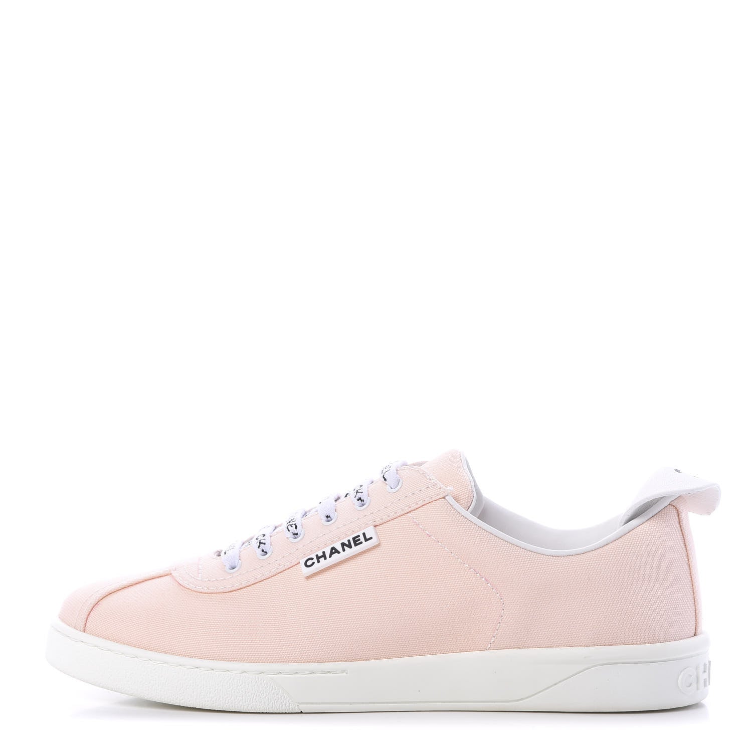 Chanel Canvas Womens Sneakers 40 Light Pink 1 of 9