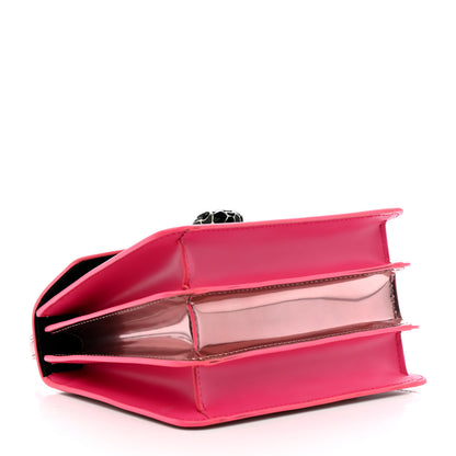Bulgari Metallic Calfskin Serpenti Forever Top Handle Pink 5 of 10