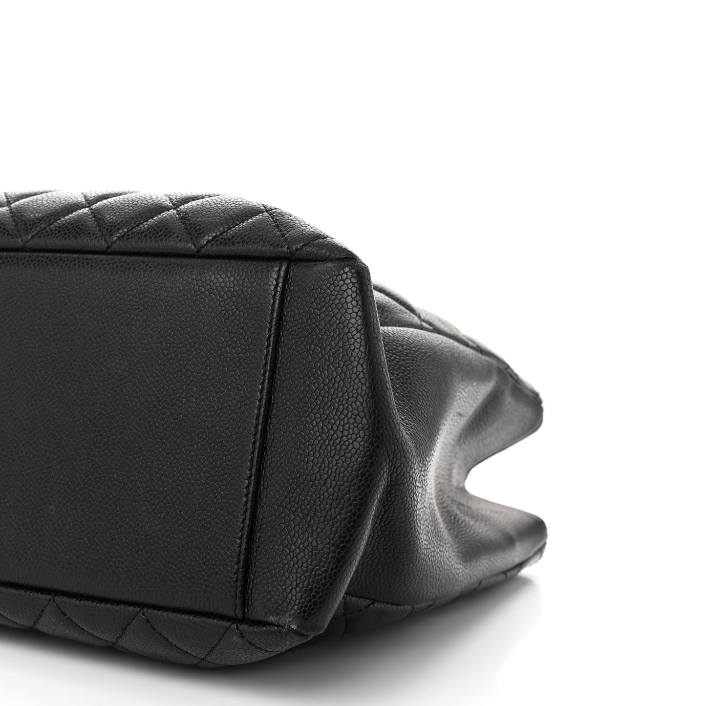 Caviar Quilted Grand Shopping Tote GST Black